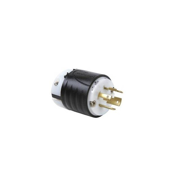 Legrand Locking Plug, 20 A, Black, Nylon L1520P