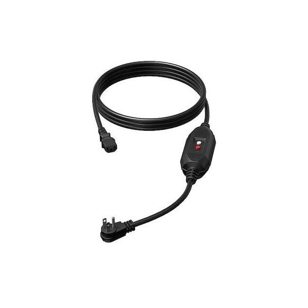 Manufacturer Varies GFCI, Black, 10 ft, 1 Outlet, 16 AWG 875LE6