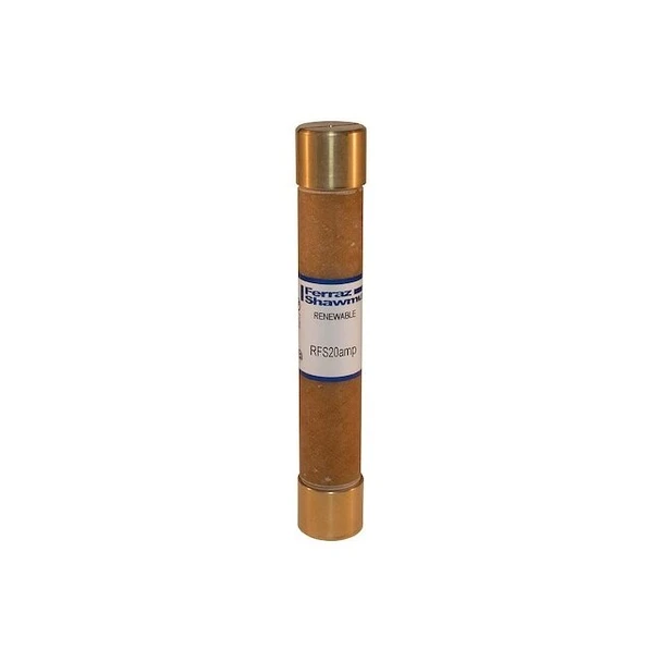 Mersen Fuse,127 mm L,600 V AC,20 A,20.6 mm dia. RFS20