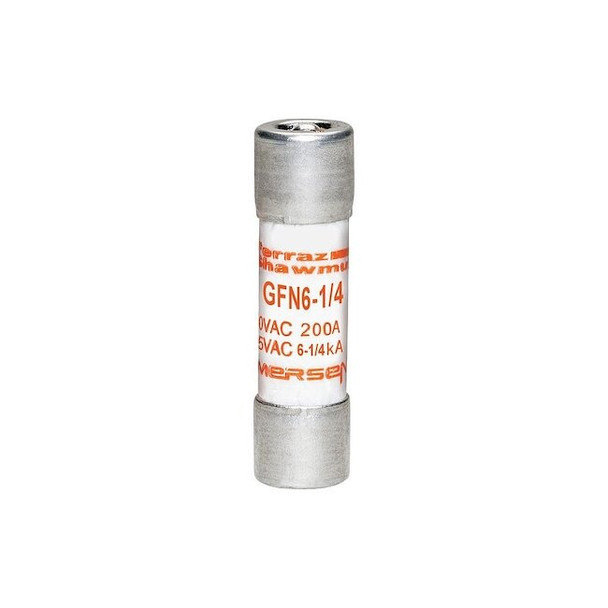 Mersen Fuse,1 1/2 in L,250 V AC,6.25 A GFN6-1/4