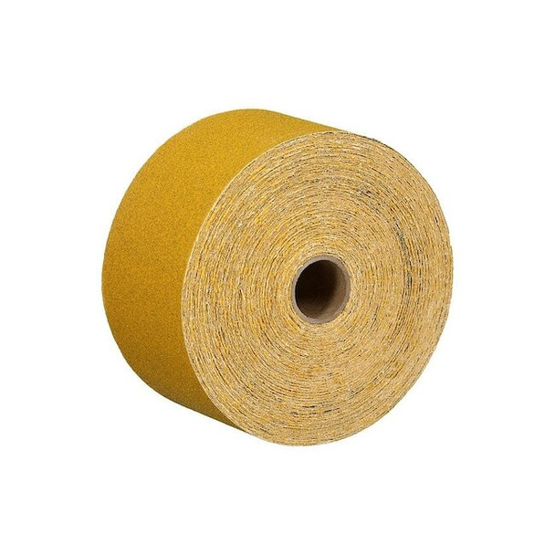3m Sandpaper Roll,Grit 220,Coated,Gold 7100372570
