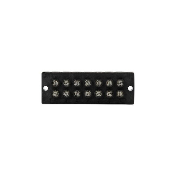 Eaton Bussmann Barrier Terminal Strip, 600 V, 7 Poles 14004-7