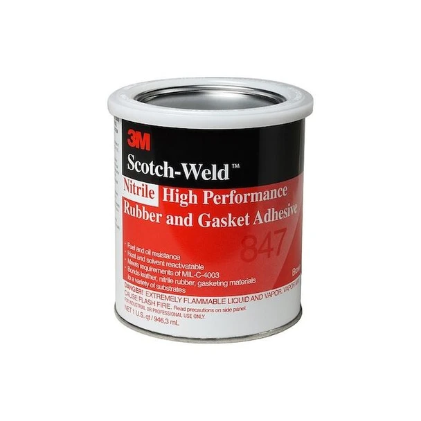 3m Gasket Adhesive,32 fl oz,Dark Brown 847