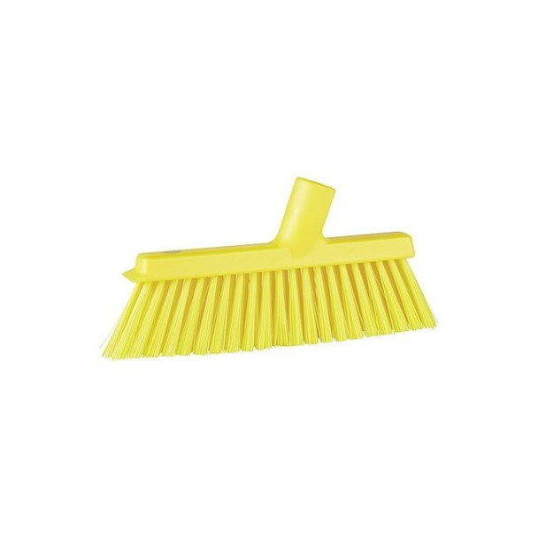 Vikan Broom Head,Yellow Bristle,Dry/Wet 31036