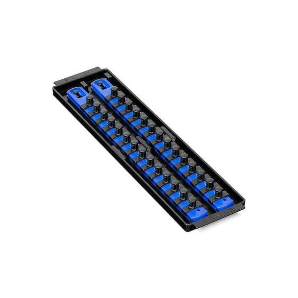 Ernst Manufacturing Socket Organizer,Blue,3 5/8" D 8496
