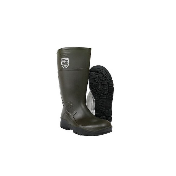 Heartland Footwear Green polyurethane steel toe boot, PR 80151-10