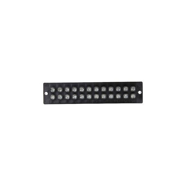 Eaton Bussmann Barrier Terminal Strip, 600 V, 12 Poles 14004-12
