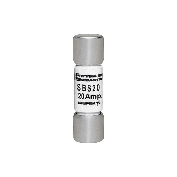 Mersen Fuse,1 3/8 in L,600 V AC,20 A SBS20