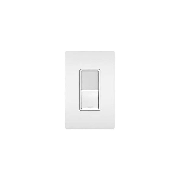 Legrand Wall Switch, Rocker, 15 A, White NTL873WCC6