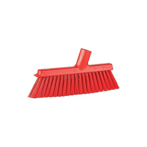 Vikan Broom Head,Red Bristle,Dry/Wet 31034