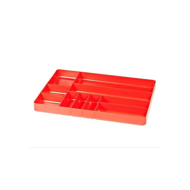 Ernst Manufacturing Drawer Tray,Red,1 1/2" H,Stackable 5010
