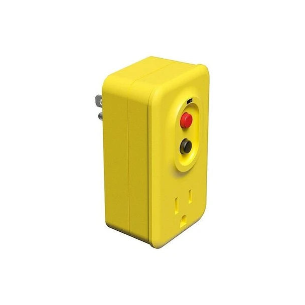 Manufacturer Varies GFCI, Yellow, 1 Outlet 875LD5