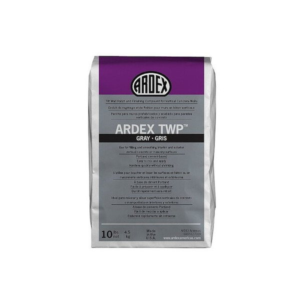 Ardex Patch,Gray,10 lb,Bag 12508