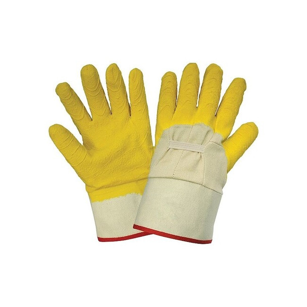 Globus Knit Canvas Glove,Rubber Latex,Univ,PR 660