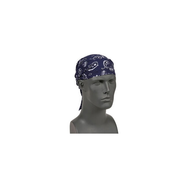 Ergodyne Chill-Its 6710 Evaporative Cooling Triangle Hat Navy Western One Size
