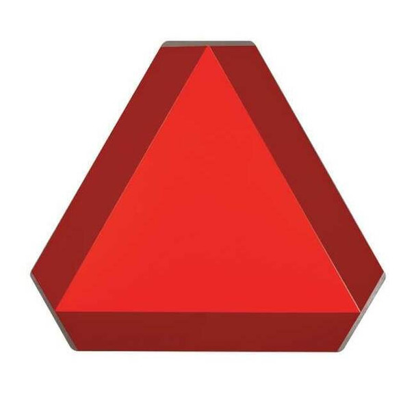 Brady Slow Moving Vehicle Sign, 14 in Height, 16 in Width, Steel, No Text 57894