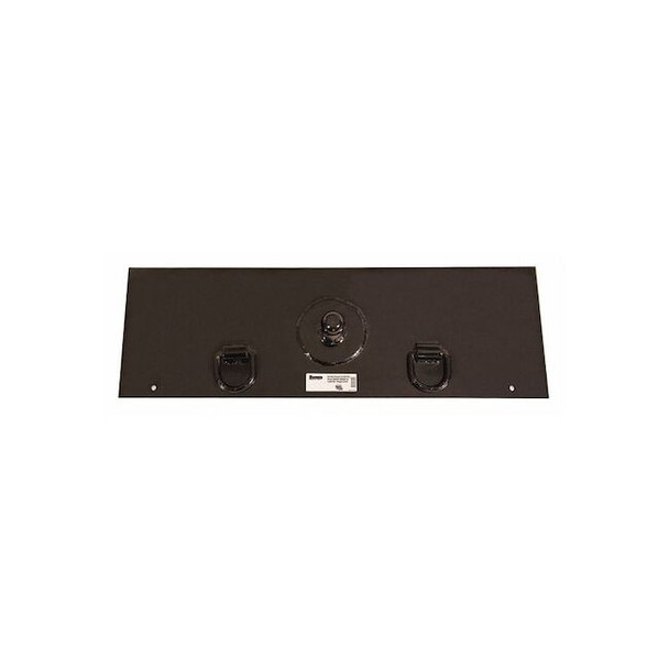 42 x 13-1/2 Inch Gooseneck Hitch Plate With 2-5/16 Inch Ball And Two D-Rings