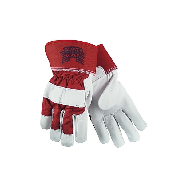 Grain Leather Palm Gloves, Large, Goatskin Pack of 12