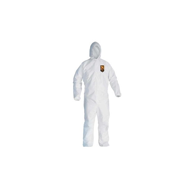 KleenGuard™ A20 Breathable Particle Protection Coverall, White, Medium, ZF, EBWAH