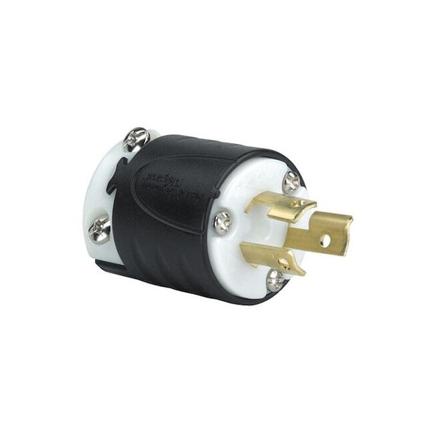 Legrand Locking Plug, 15 A, Black, Nylon PSL615P