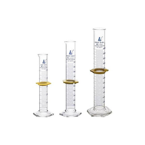 Eisco Scientific Graduated Cylinder Set,Colorless CH196048