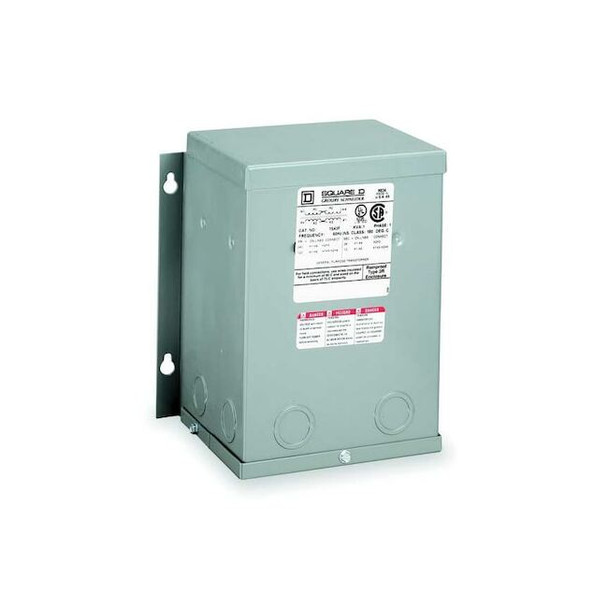 Square D Buck Boost Transformer, 2 kVA, NEMA 3R, 12/24V AC, 120/240V AC 2S43F