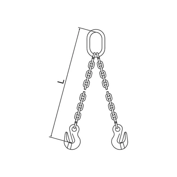 Pewag Chain Sling,G120,DOG,Alloy Steel,5 ft. L 10G120DOG/5