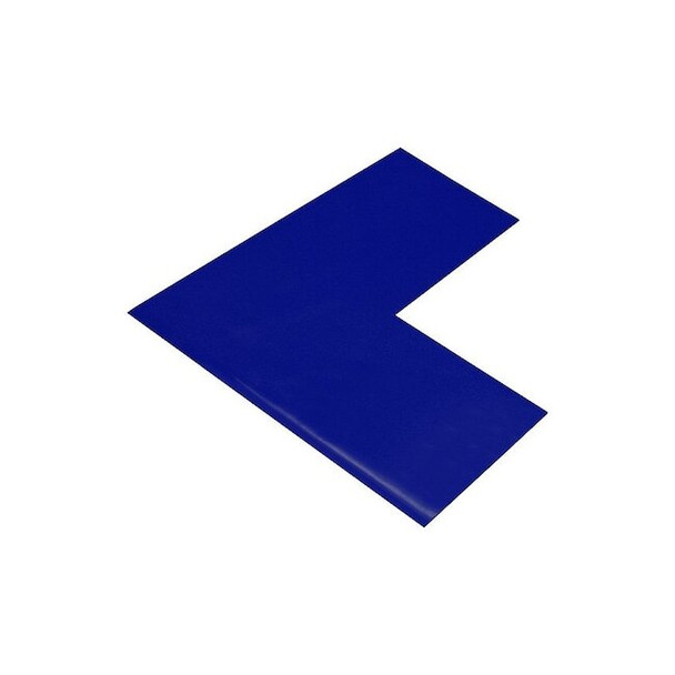 Mighty Line Floor Marking Shape,10 in L,PK50 Angle4B