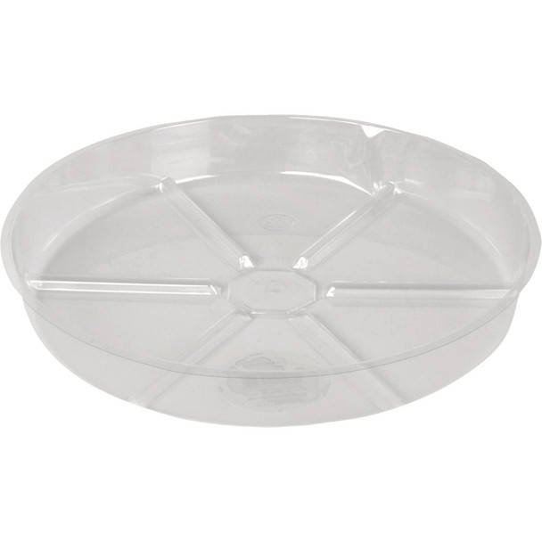 Gardener's Blue Ribbon 8 In. Clear Plant Saucer VS8