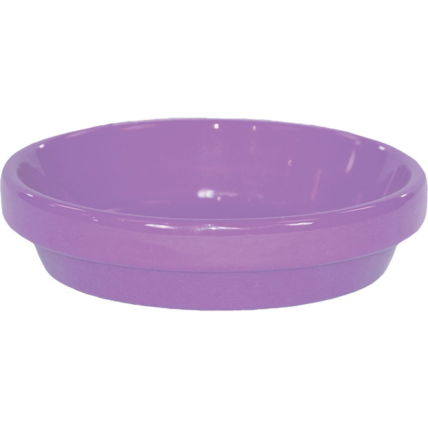 Ceramo 8 In. Lilac Powder-Coated Saucer PCSABX-8-LP