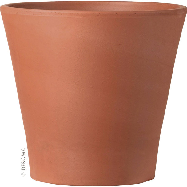 Deroma 10 In. Clay Cono Planter M9530PZ
