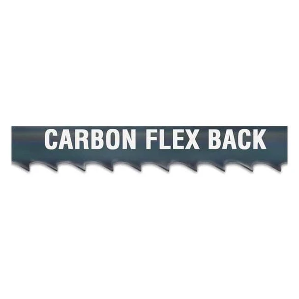 Band Saw Blade, 7 ft. 8-1/2 in L, 1/4" W, 4 TPI, Carbon Steel, 0.025" Thick