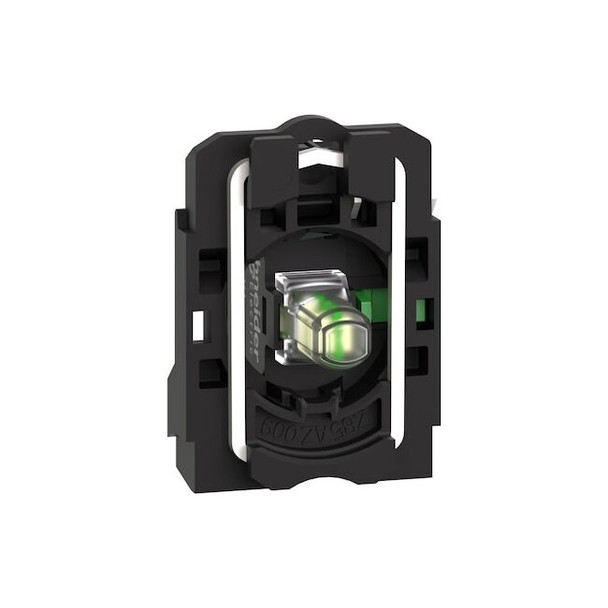 Schneider Electric LampModAndContactBlock,1NO,White,22mm ZB5AW0G11