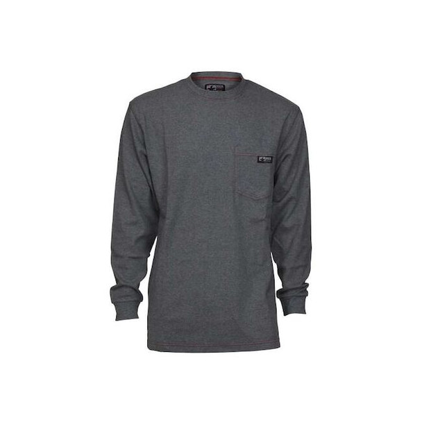 Mcr Safety Men's FR Long Sleeve Shirt, 10.6 cal/sq cm, 4XL LST1GX4