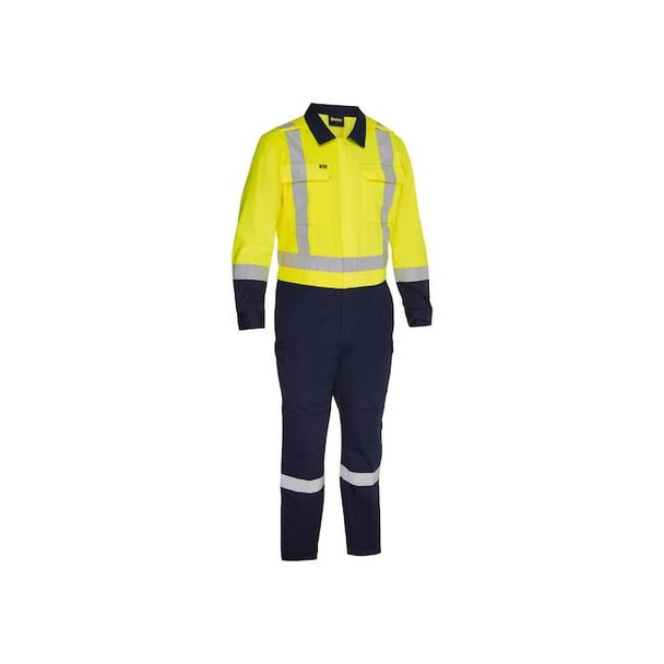 Pip Coverall,V-Neck,Hi-Vis Yellow,Zipper 314M6369H