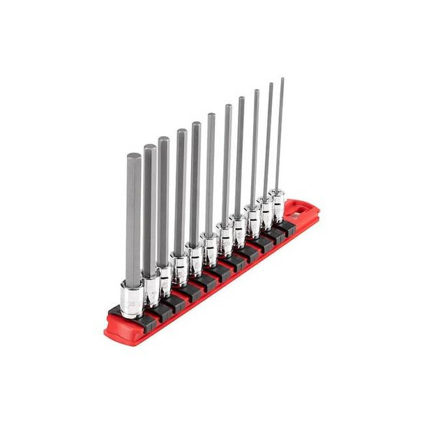Tekton Socket Set,Steel,8 1/8 in L SHB90107