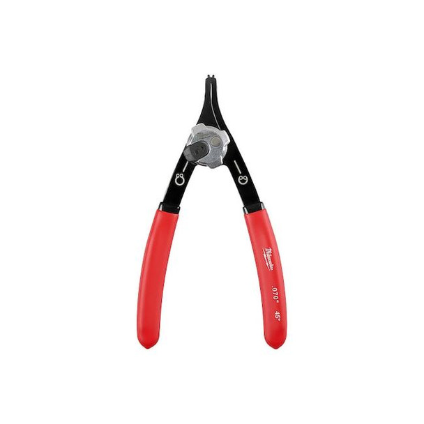 Milwaukee Tool Retaining Ring Plier,0.07" Tip Diameter 48-22-6537