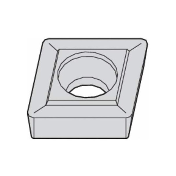 Widia Diamond Turning Insert, Diamond, 4, CCMT, 2, Carbide 2027472 Pack of 5