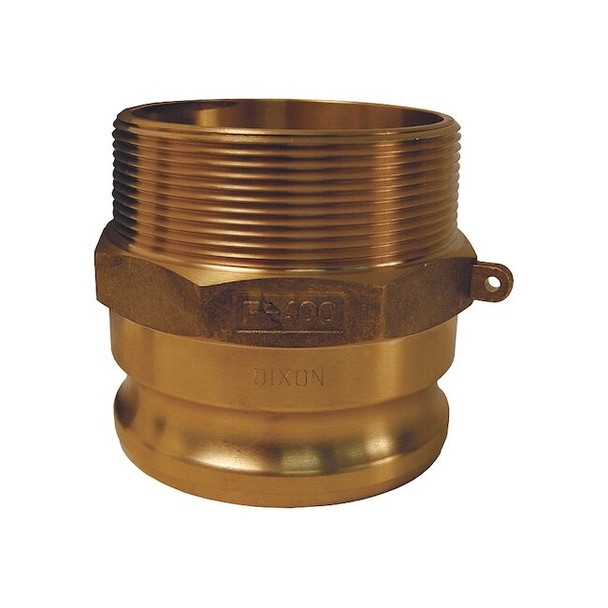 Dixon Cam and Groove Adapter,2-1/2",Brass G250-F-BR