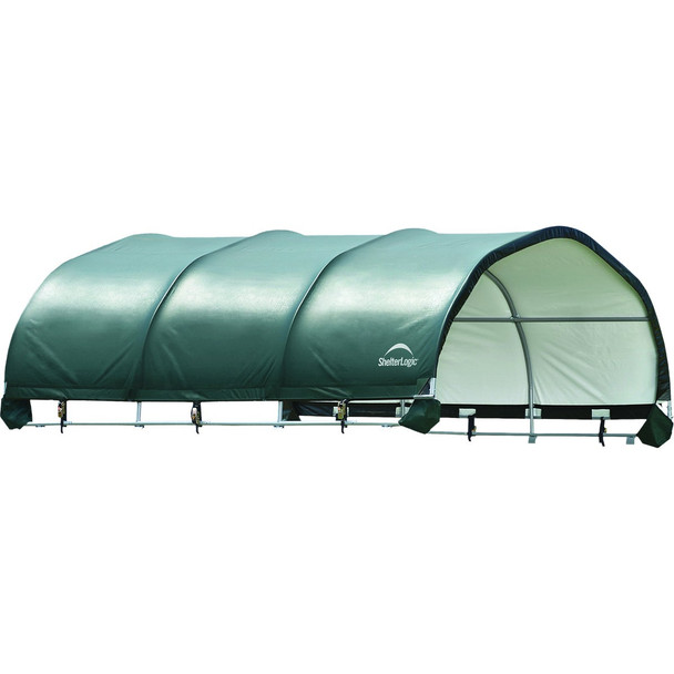 ShelterLogic 12 x 12 Ft. Green Corral Shelter 51523
