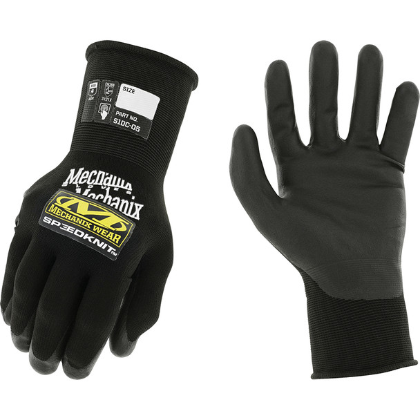 SpeedKnit™ S1DC05 Gloves (Small, Black) S1DC-05-007