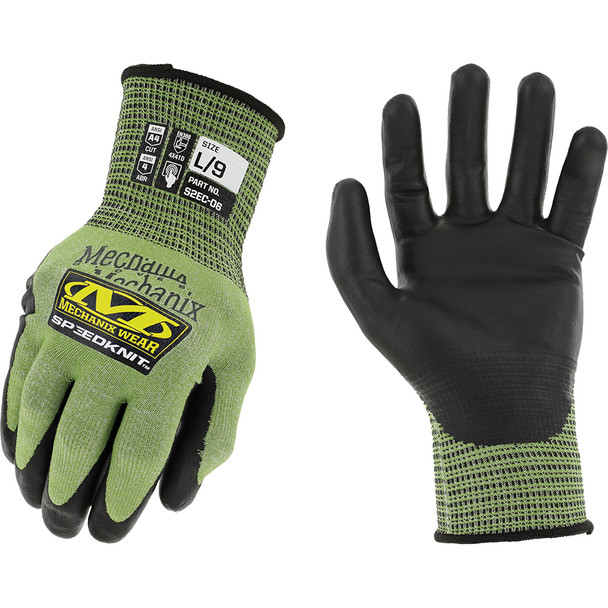 SpeedKnit™ S2EC06 Gloves (Small, Green) S2EC-06-007