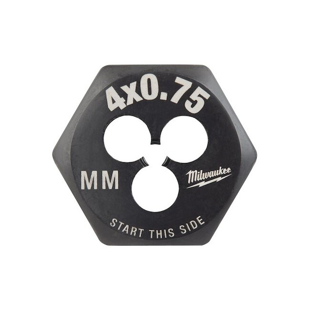 Milwaukee Tool Hex Threading Die, M4x0.75, Metric 49-57-5320
