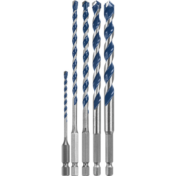 BlueGranite Turbo™ Drill Bit Set HCBG500T