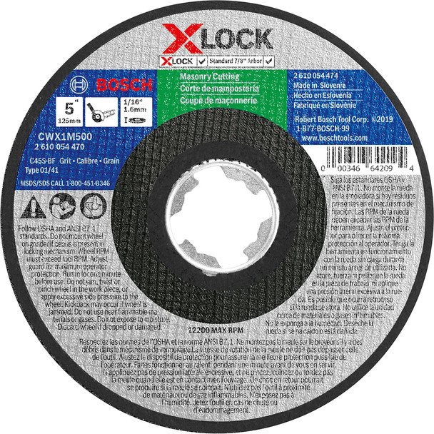 5 In. X-LOCK Abrasive Wheel CWX1M500