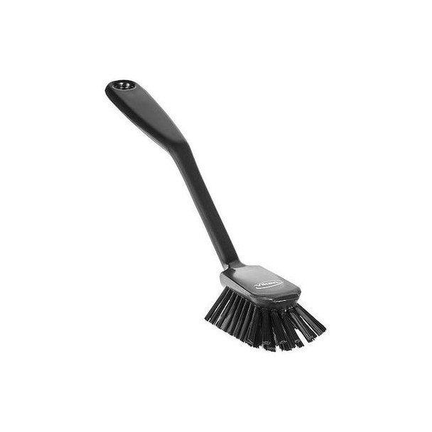 Vikan Dish Brush,Black Bristle,Medium 42379
