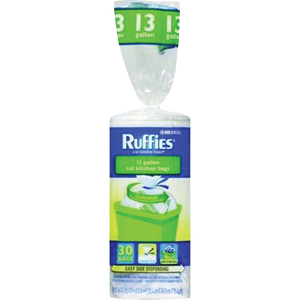 Ruffies 13 Gal. Recycling Bags (30-Count) 981587