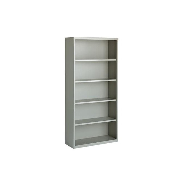 Hirsh Bookcase,72" H,34 1/2" W,Light Gray 21997