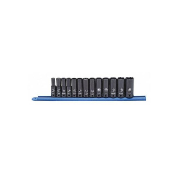 Gearwrench 13 Piece 3/8" Drive 6 Point Deep Impact Metric Socket Set 84914N