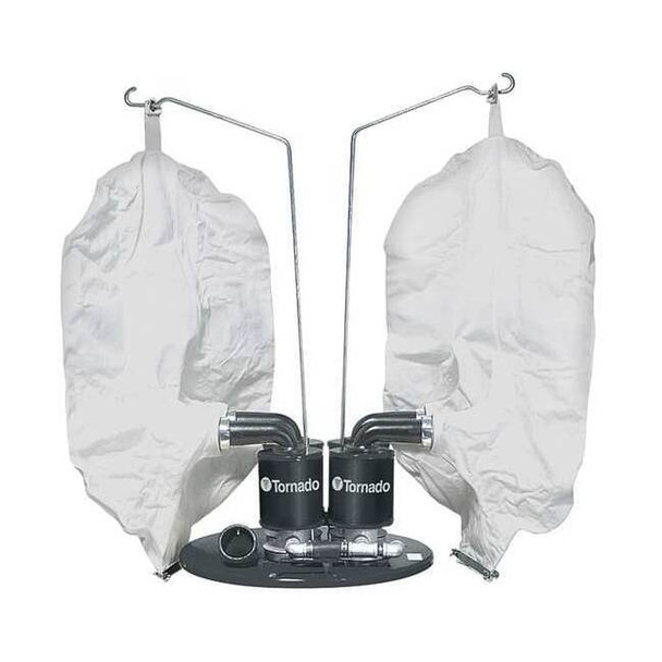 Tornado Quad Head Pneumatic Vacuum Head, Standard Filter, 238 cfm 98695